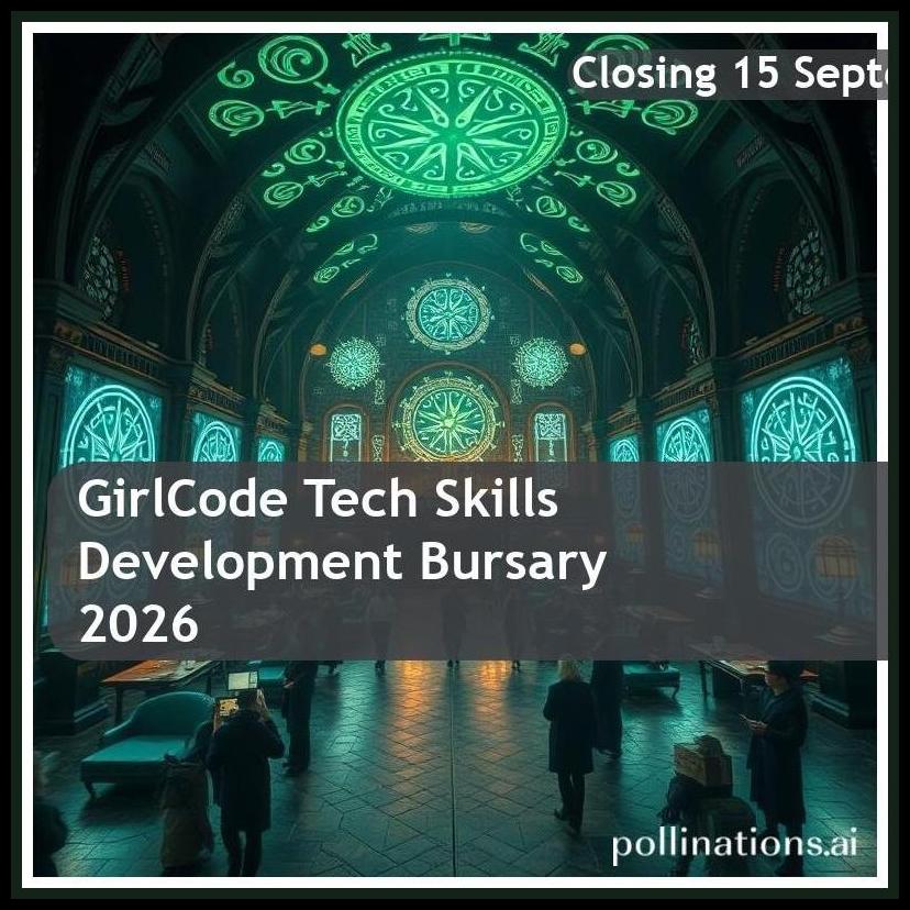 GirlCode Tech Skills Development Bursary 2026 – Closing Date: 15 September 2026 – Apply Now!