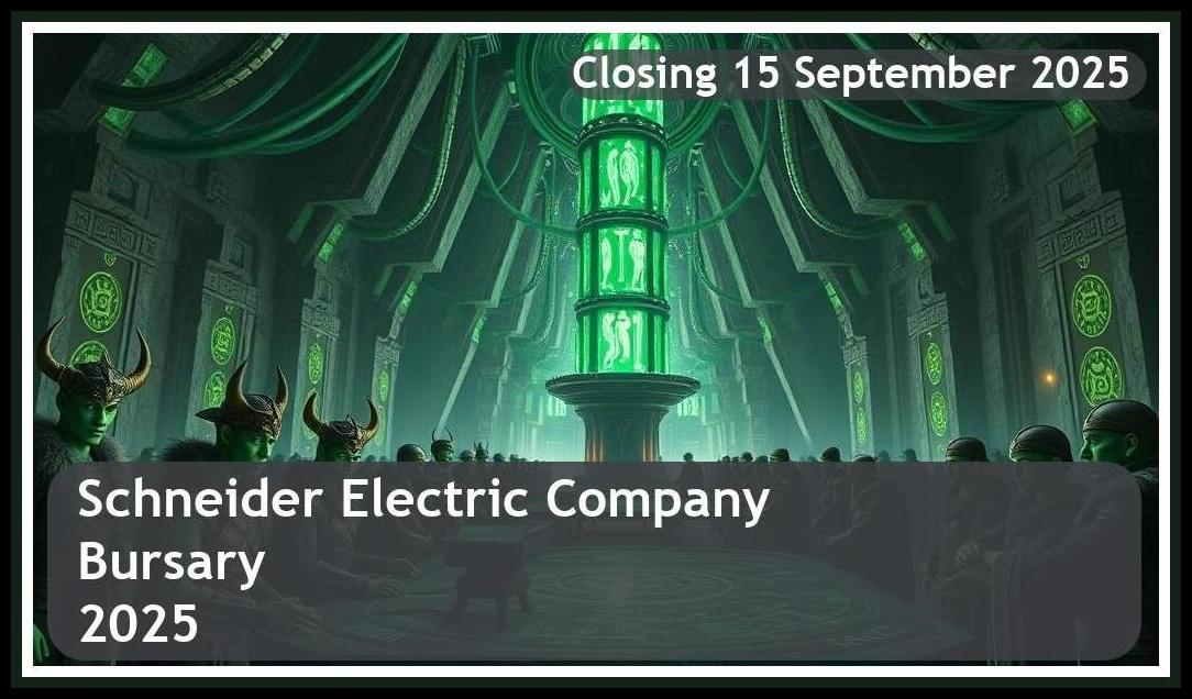 Schneider Electric Bursary 2025 – Closing Date: 15 September 2025 Apply Now