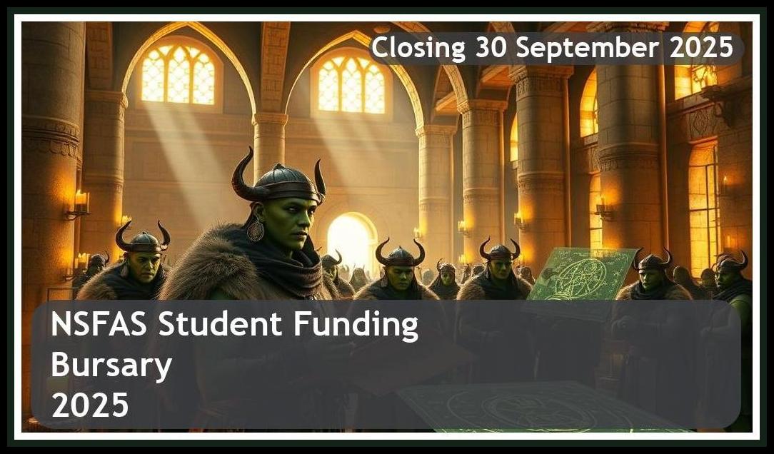 NSFAS Bursary 2025 – Closing Date: 30 September 2025, Apply Now!