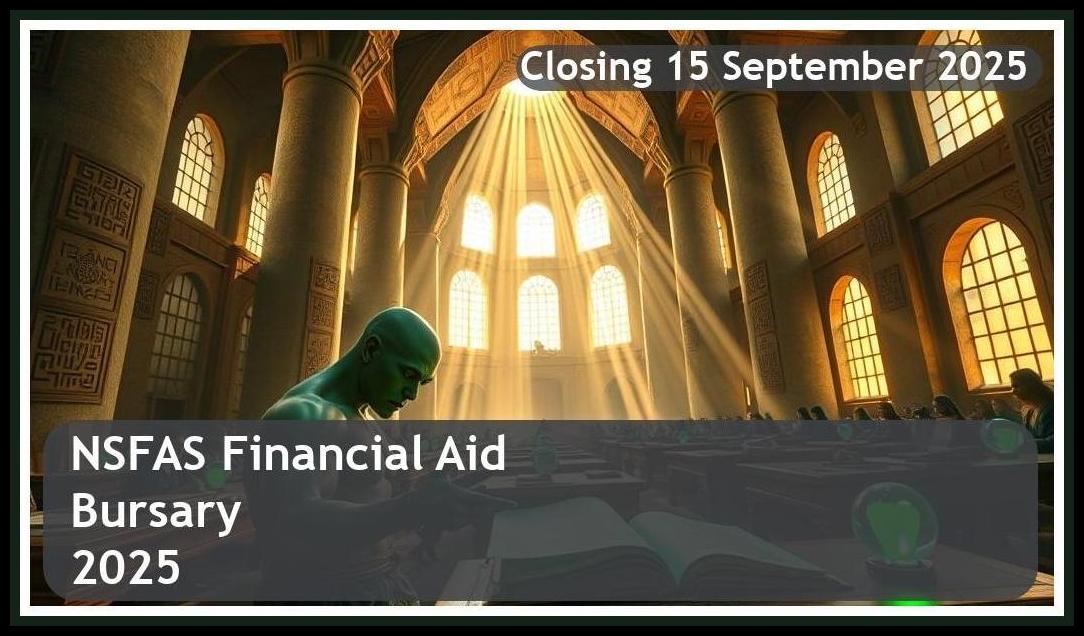 NSFAS Bursary 2025 – Closing Date: 15 September 2025 Apply Now!
