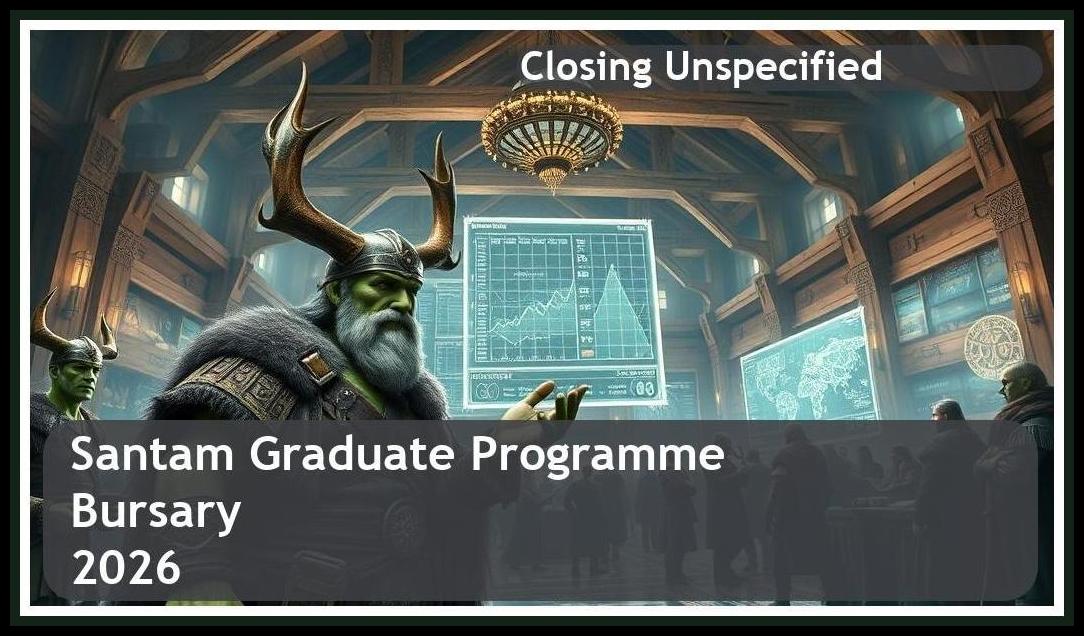 **Santam Graduate Programme Bursary 2026 – Closing Date: Unspecified – Apply Now!**
