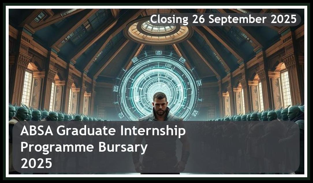**ABSA Graduate Internship Programme Bursary 2025 – Closing Date: 26 September 2025 Apply Now**
