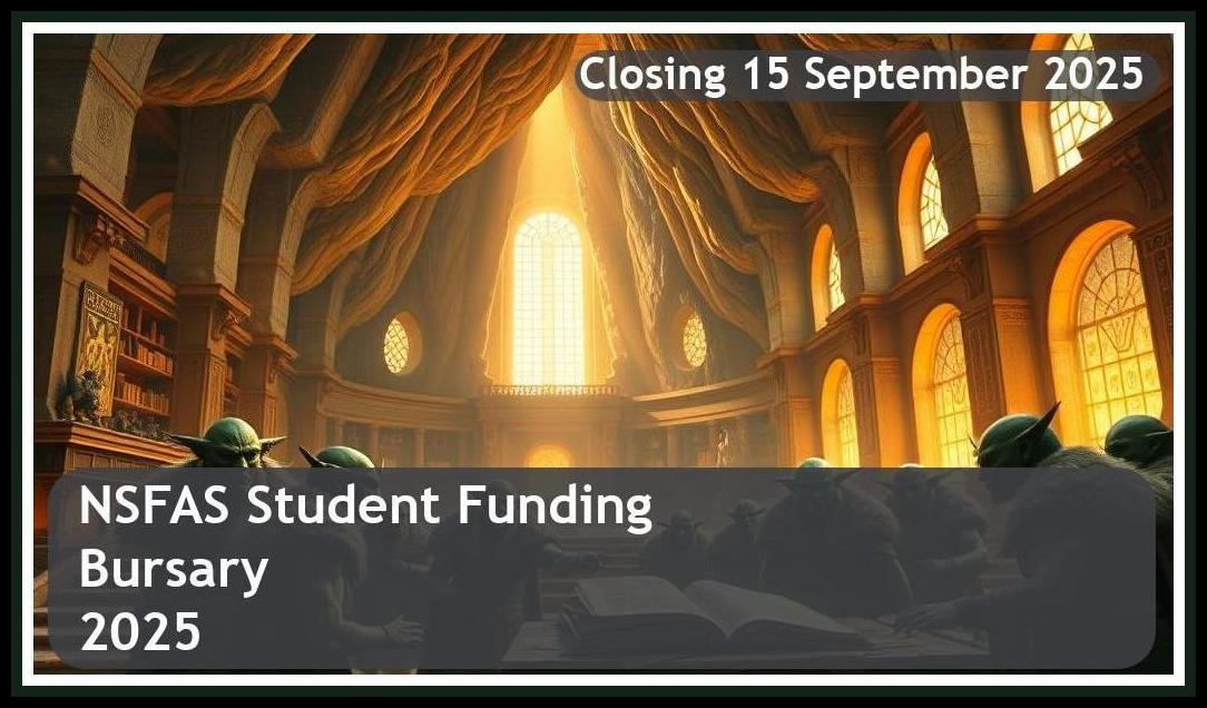 NSFAS Bursary 2025 – Closing Date: 15 September 2025 – Apply Now!