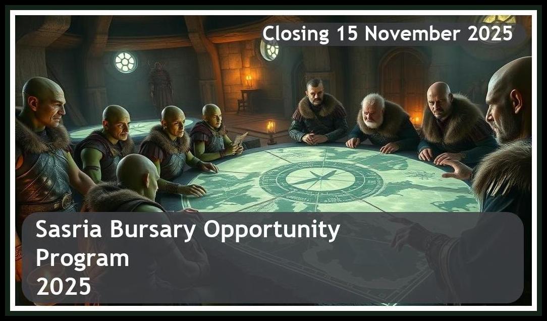 Sasria Bursary 2026 – Closing Date: 15 November 2025 – Apply Now!