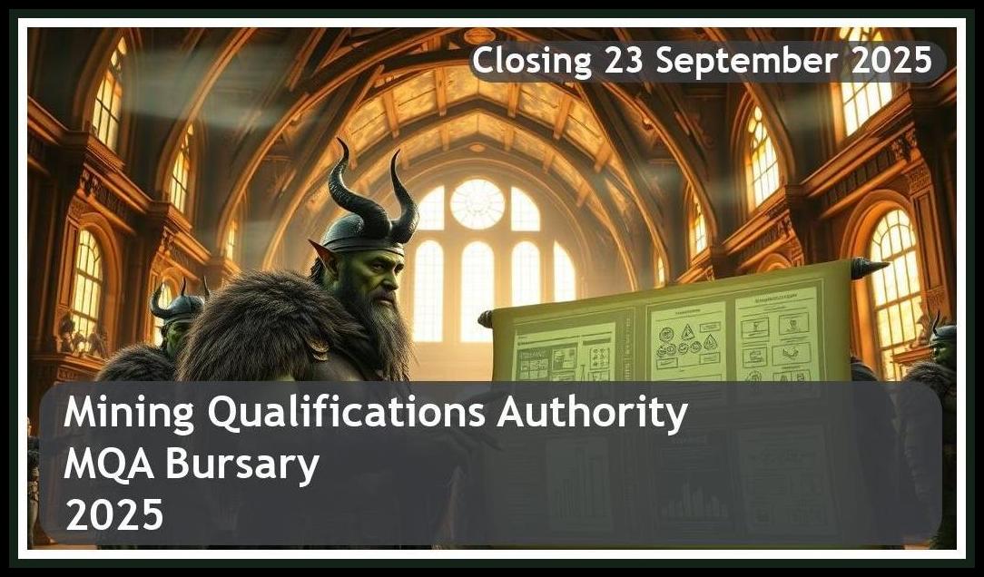 Mining Qualifications Authority (MQA) Bursary 2025 – Closing Date: 23 September 2025 Get Funded