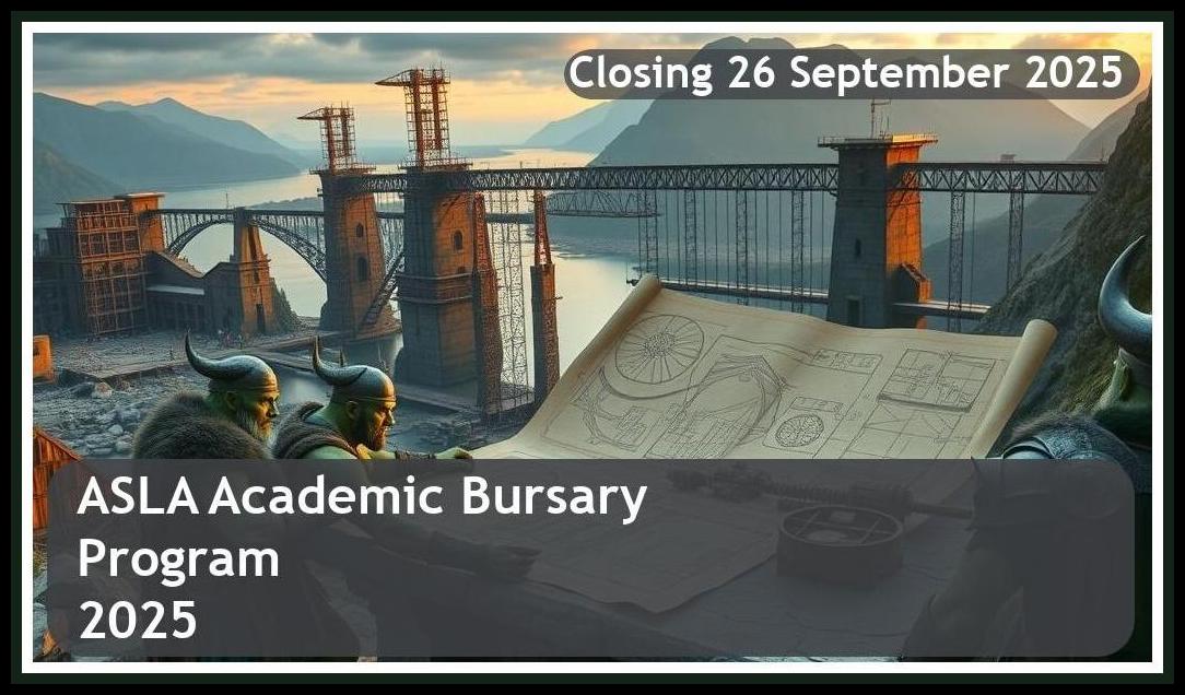 ASLA Bursary 2026 – Closing Date: 26 September 2025 – Apply Now!