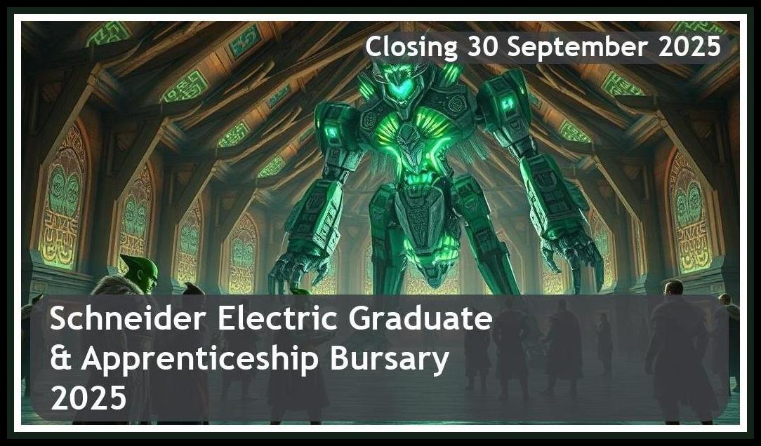 **Schneider Electric Graduate Trainee & Apprenticeship Bursary 2026 – Closing Date: 30 September 2025 – Apply Now!**