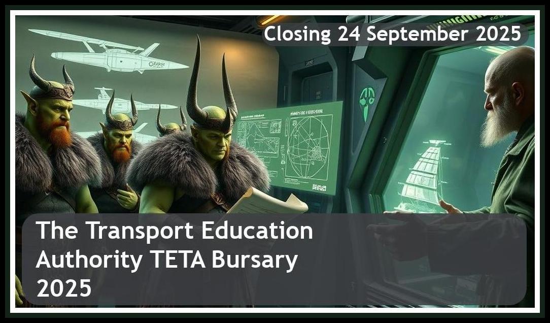 The Transport Education Training Authority (TETA) Bursary 2026 – Closing Date: 24 September 2025 – Apply Now!