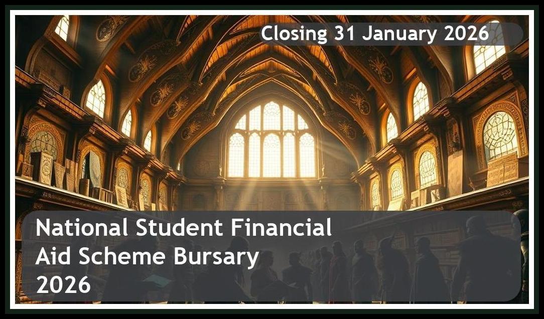 NSFAS Bursary 2026 – Apply Now! Closing Date: 31 January 2026