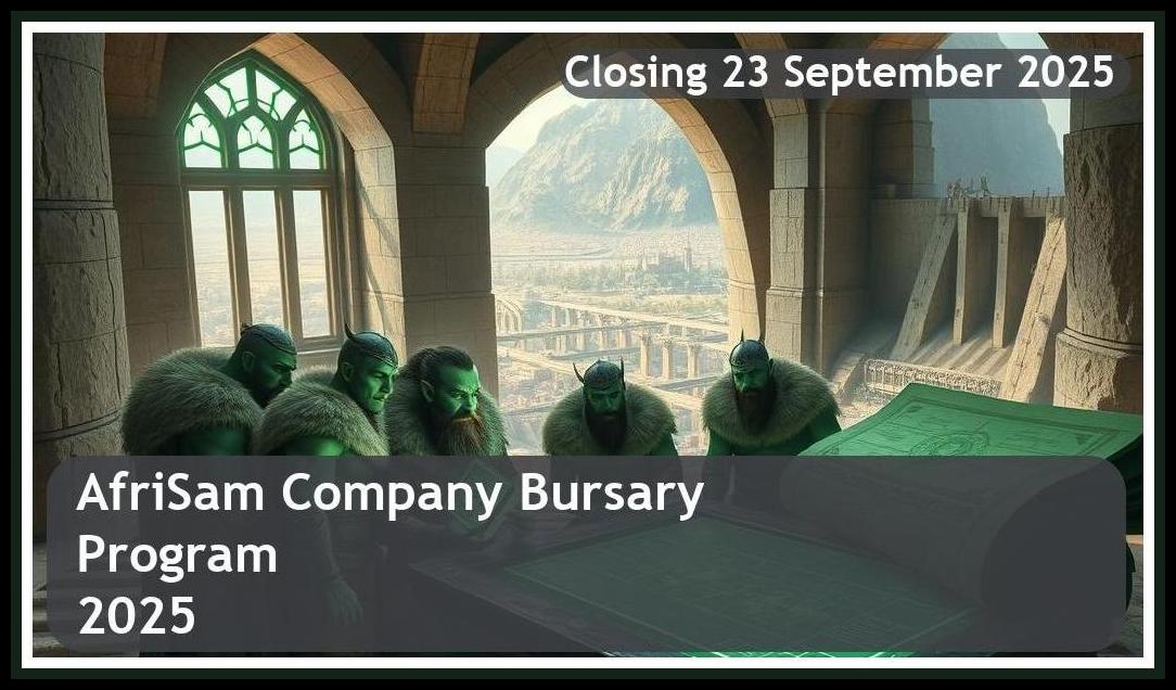 AfriSam Bursary 2026 – Closing Date: 23 September 2025, Apply Now!