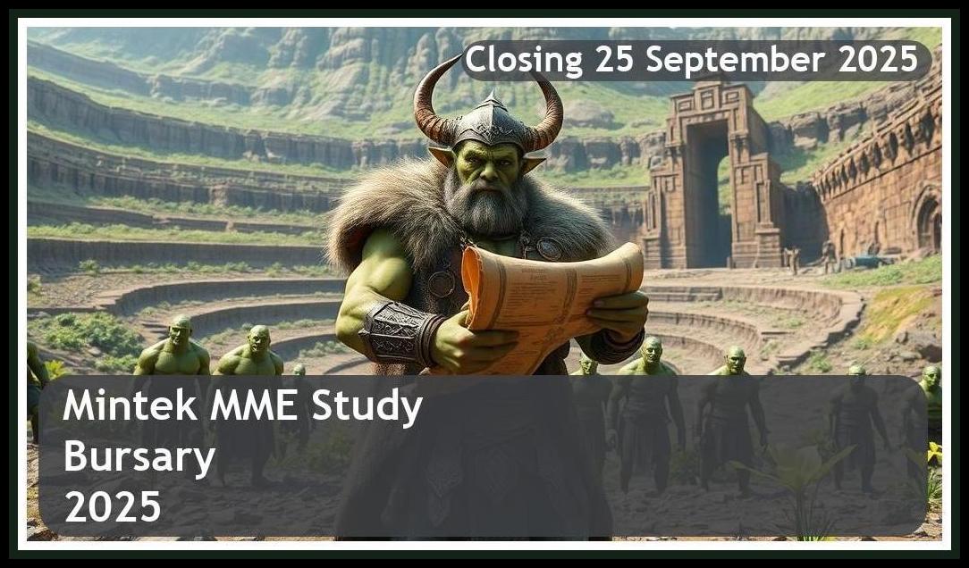 Mintek MME Bursary 2025 – Closing Date: 25 September 2025 – Apply Now!