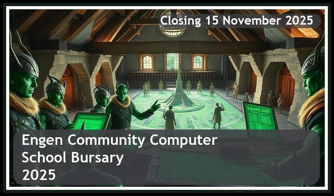 Engen Community Computer School Bursary 2026 – Closing Date: 15 November 2025 Get Funded
