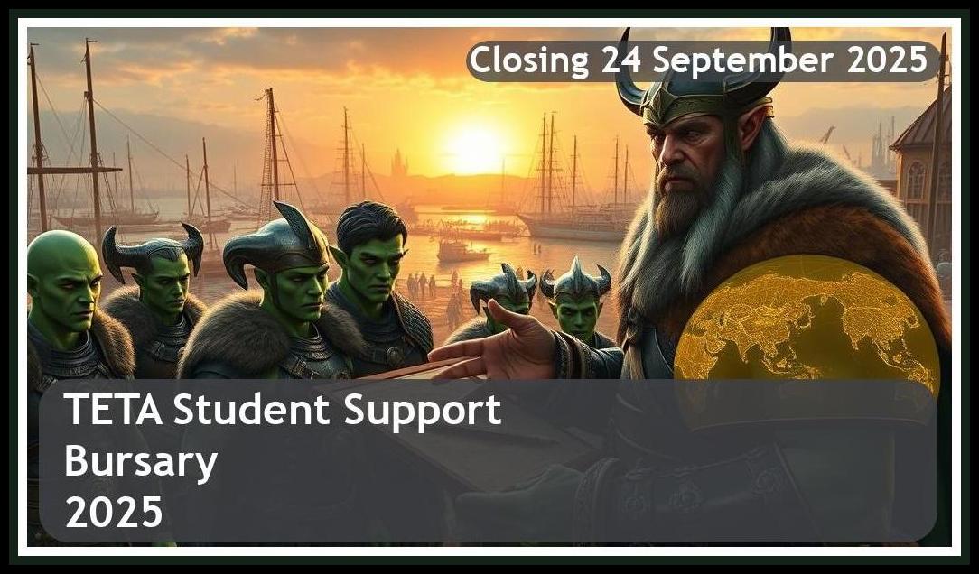 TETA Bursary 2026 – Closing Date: 24 September 2025 – Don’t Miss Out!