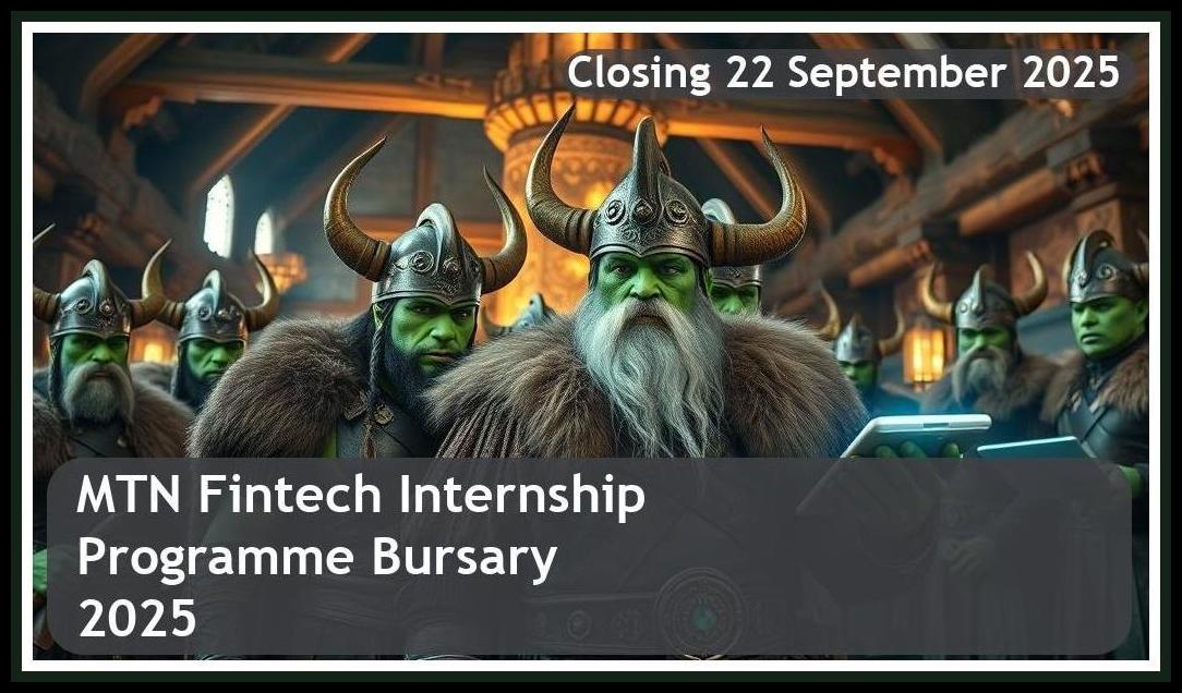 MTN Fintech Internship Programme Bursary 2026 – Closing Date: 22 September 2025 Apply Now