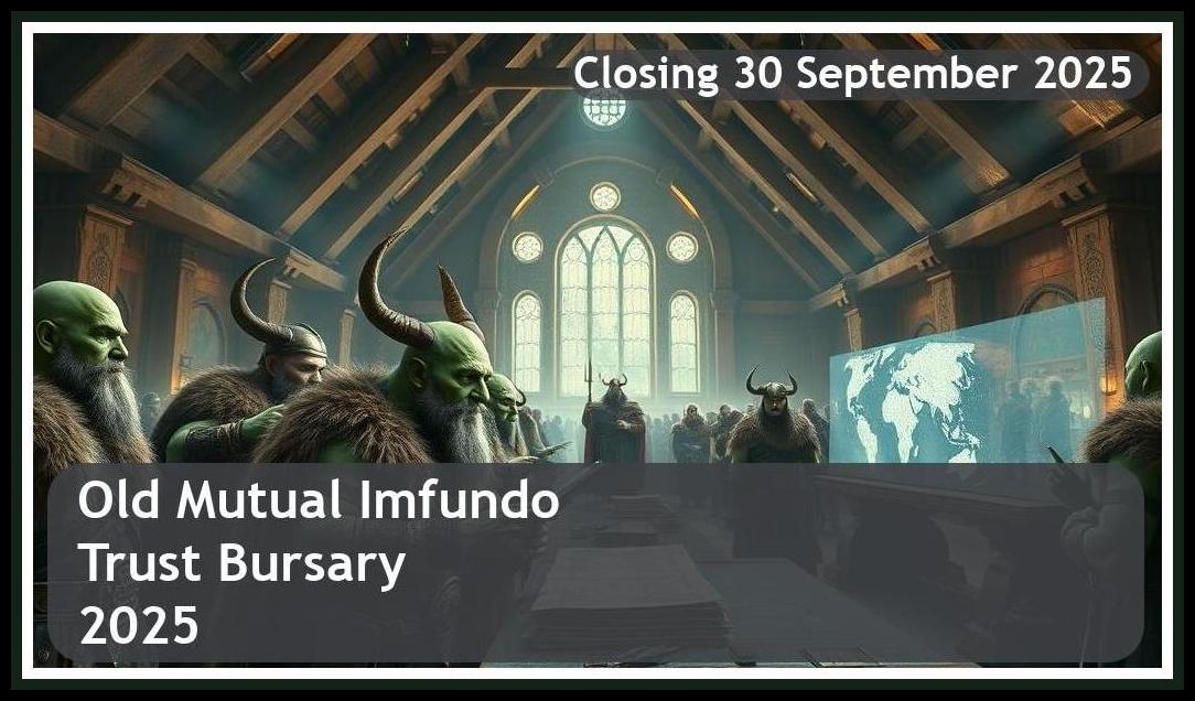 **Old Mutual Imfundo Trust Bursary 2026 – Closing Date: 30 September 2025 Apply Now**