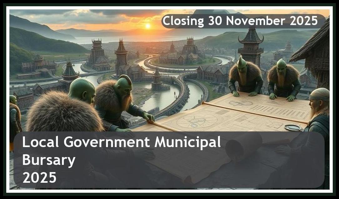Local Government Municipal Bursary 2025 – Closing Date: 30 November 2025 Apply Now!
