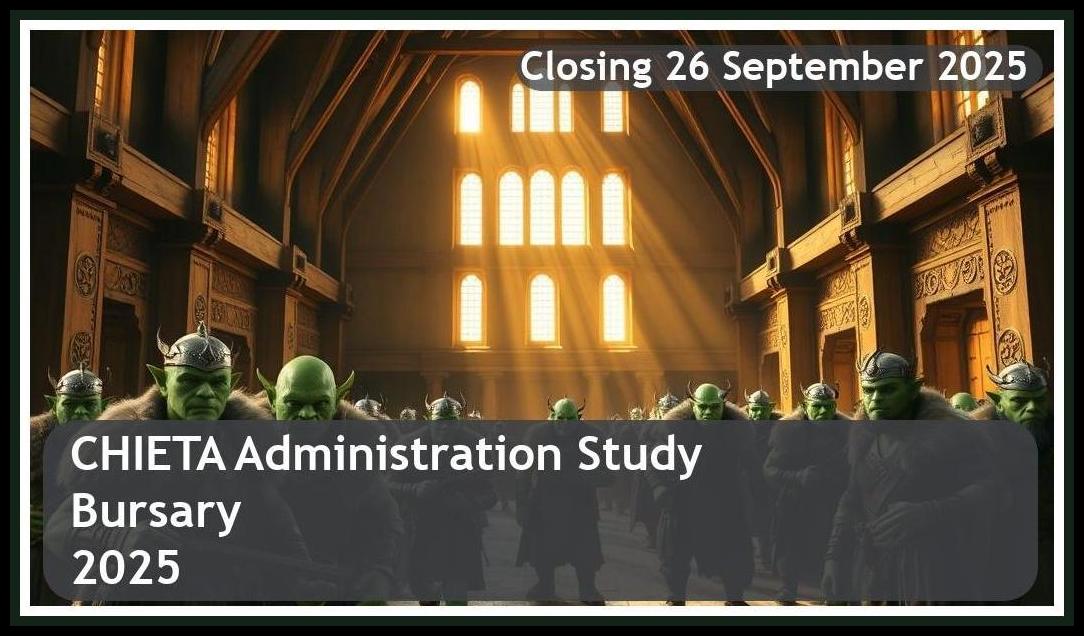 CHIETA Administration Bursary 2025 – Closing Date: 26 September 2025 – Apply Now!