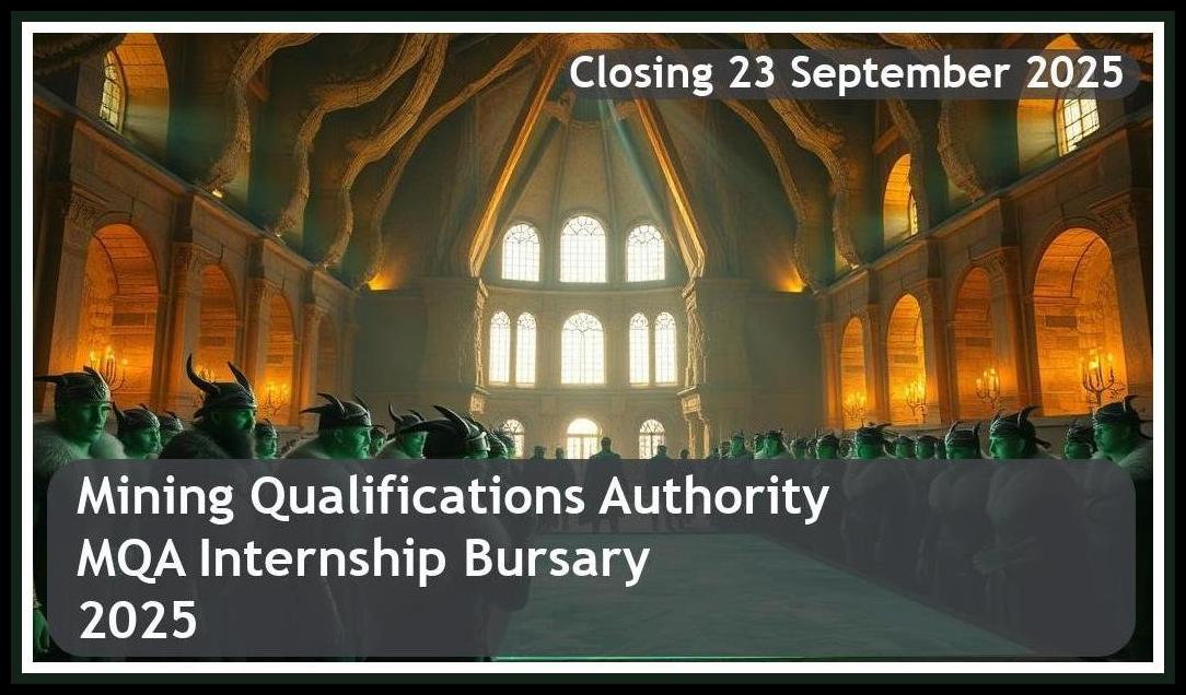 **Mining Qualifications Authority (MQA) Internship Bursary 2025 – Closing Date: 23 September 2025 Apply Now!**