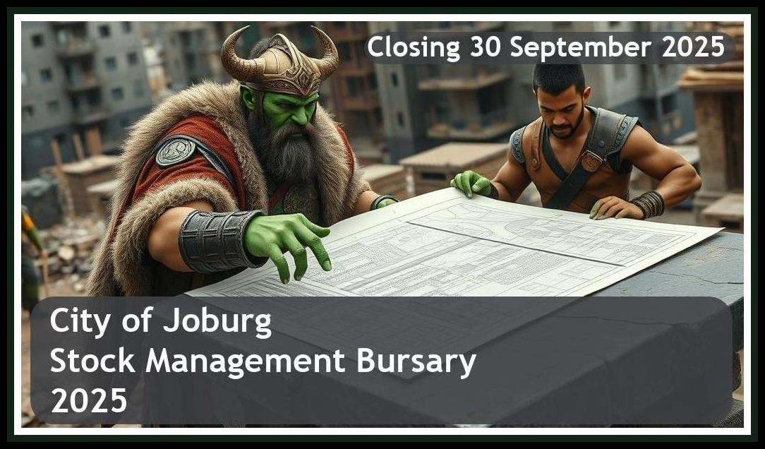 City of Joburg Public Housing Stock Management Bursary 2025 – Closing Date: 30 September 2025 Apply Now!