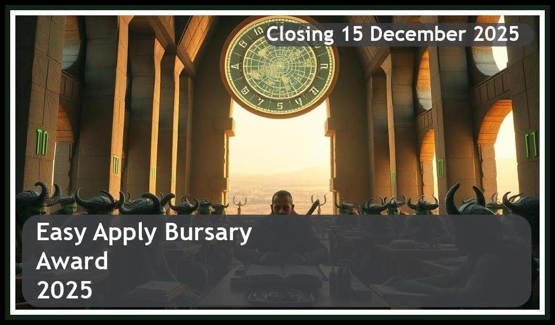 Easy Apply Bursary 2025 – Closing Date: 15 December 2025 Apply Now!