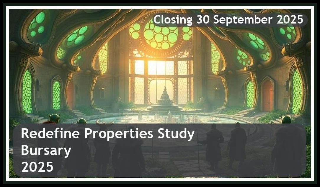 Redefine Properties Bursary 2026 – Closing Date: 30 September 2025 Apply Now!