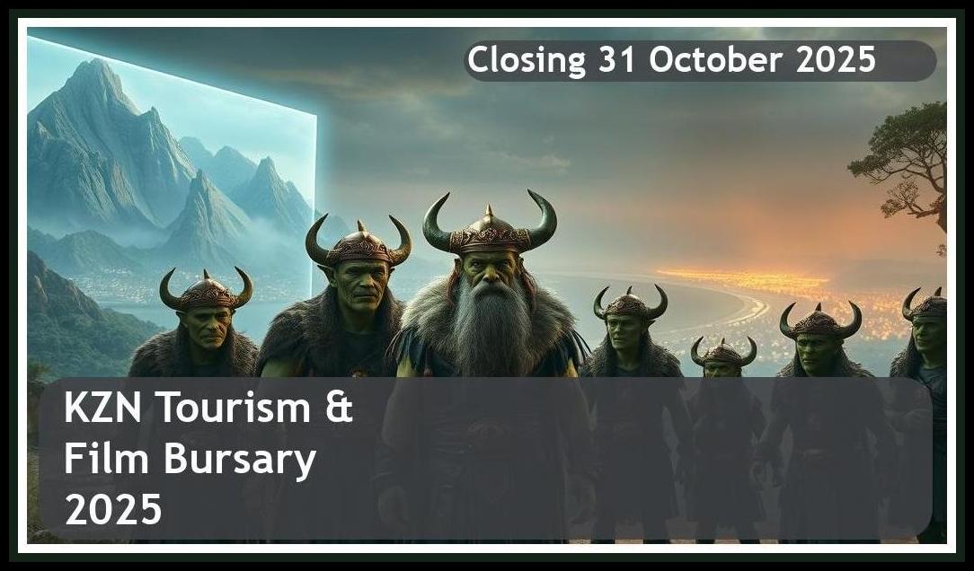 KZN Tourism & Film Bursary 2026 – Closing Date: 31 October 2025, Apply Now!