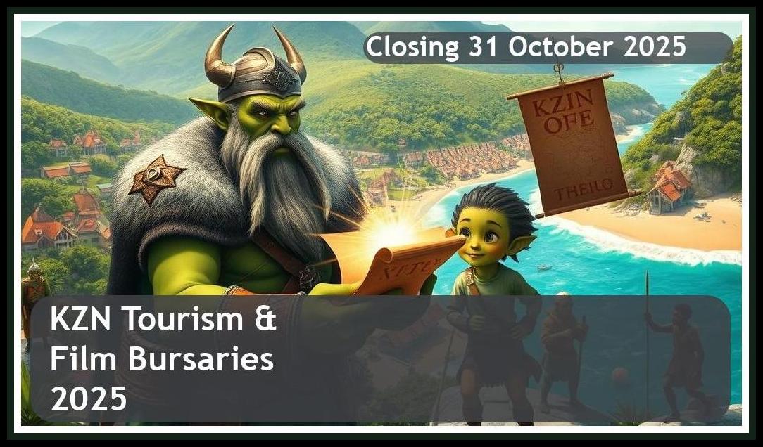 KZN Tourism & Film Bursaries 2026 – Closing Date: 31 October 2025 – Apply Now!