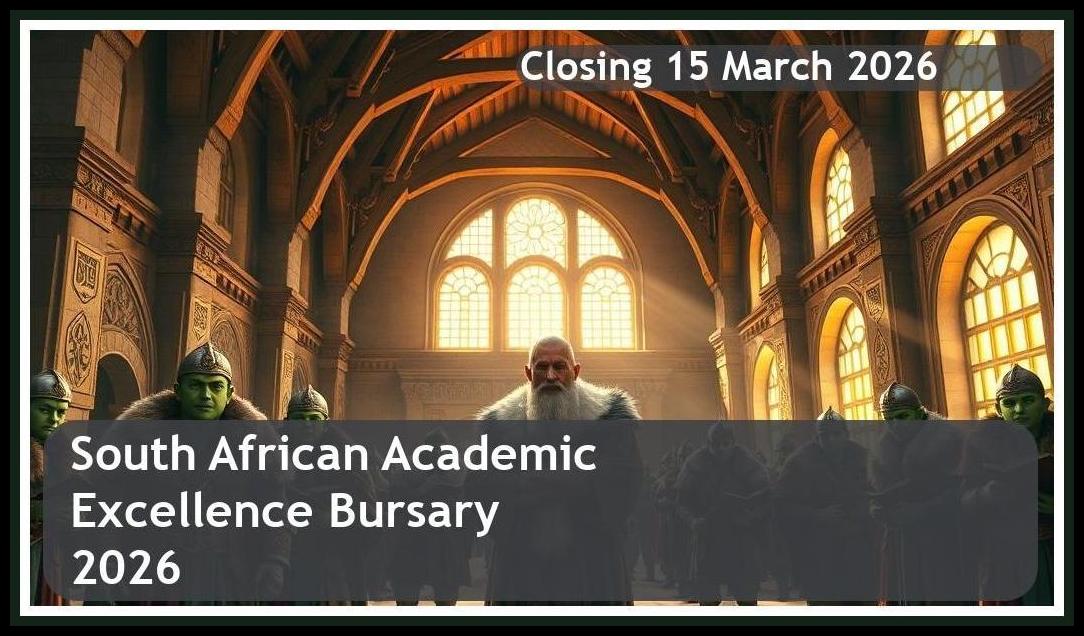 South African Academic Excellence Bursary 2026 – Closing Date: 15 March 2026 Apply Now