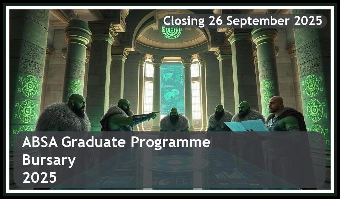 ABSA Graduate Programme Bursary 2026 – Closing Date: 26 September 2025 – Apply Now!