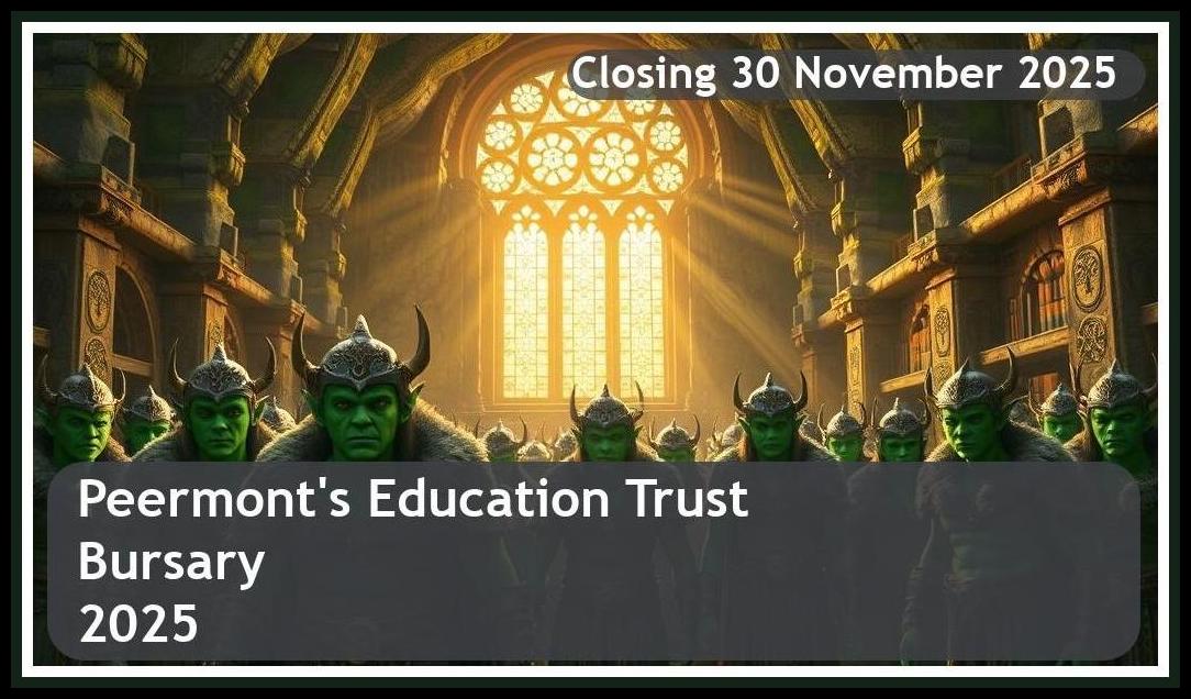 Peermont’s Education Trust Bursary 2026 – Closing Date: 30 November 2025 Apply Now