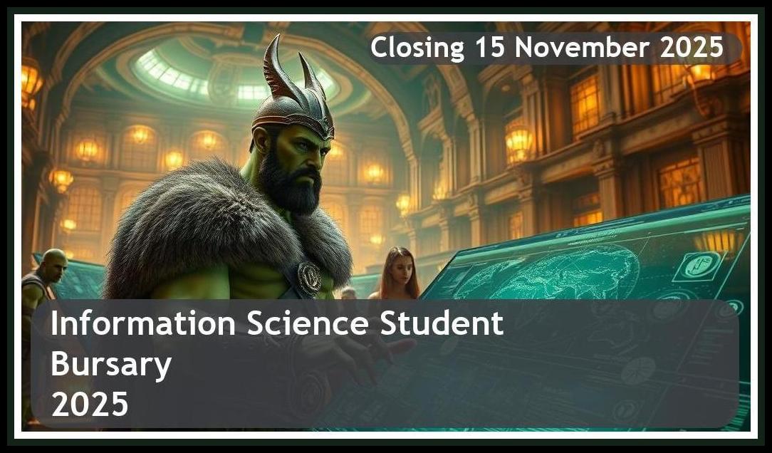 Information Science Bursary 2025 – Closing Date: 15 November 2025 Apply Now!
