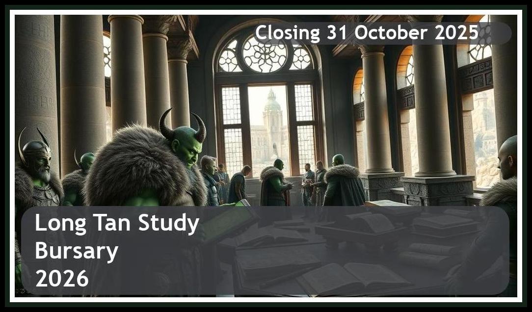 Long Tan Bursary 2026 – Closing Date: 31 October 2025 – Apply Now!