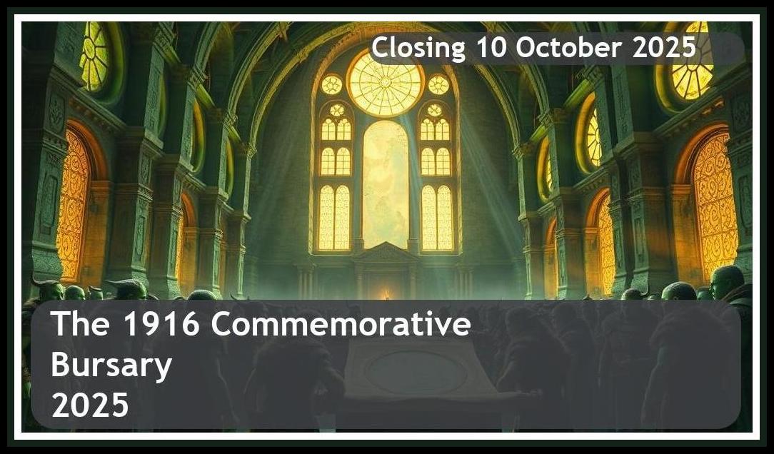1916 Bursary 2025 – Closing Date: 10 October 2025 – Apply Now