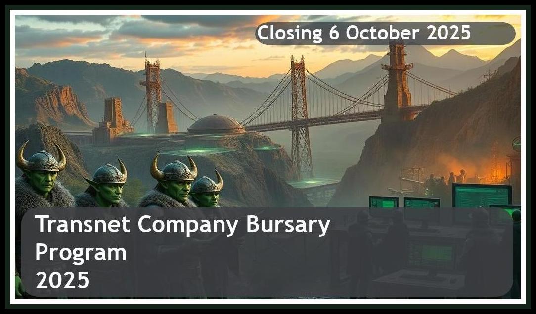 Transnet Bursary 2026 – Closing Date: 6 October 2025 – Apply Now!