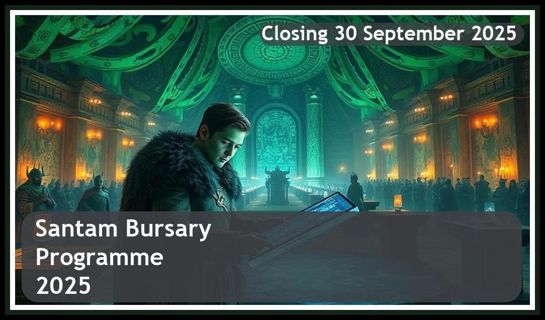 Santam Bursary Programme 2025 – Closing Date: 30 September 2025 Get Funded