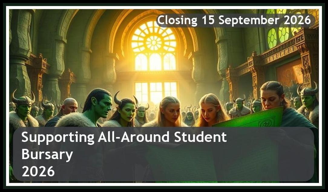 **All-Around Student Bursary 2026 – Closing Date: 15 September 2026 Get Funded!**