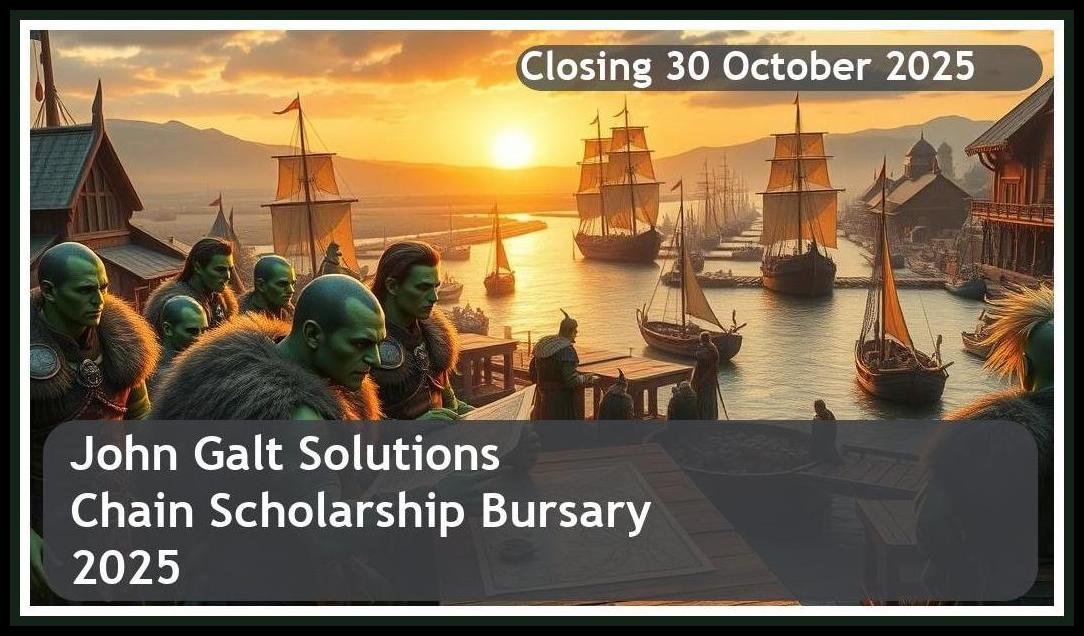 John Galt Solutions Supply Chain Scholarship Bursary 2025 – Closing Date: 30 October 2025 – Apply Now!