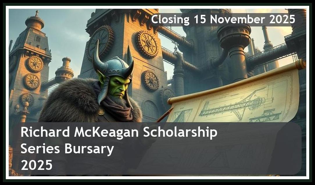 Richard McKeagan Scholarship Series Bursary 2026 – Closing Date: 15 November 2025 Apply Now