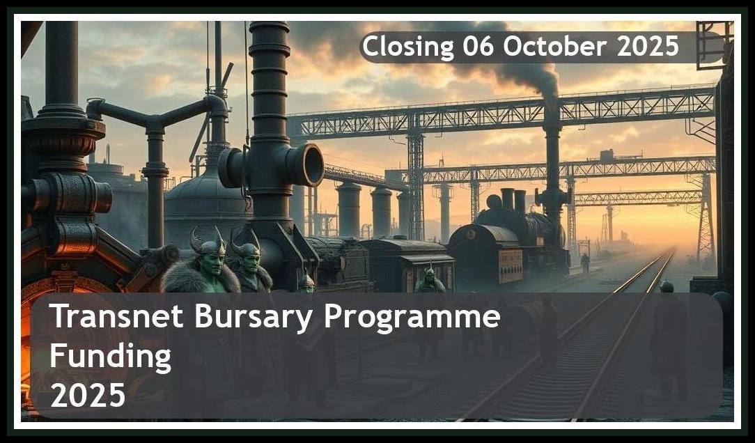 Transnet Bursary 2026 – Closing Date: 06 October 2025 Apply Now!