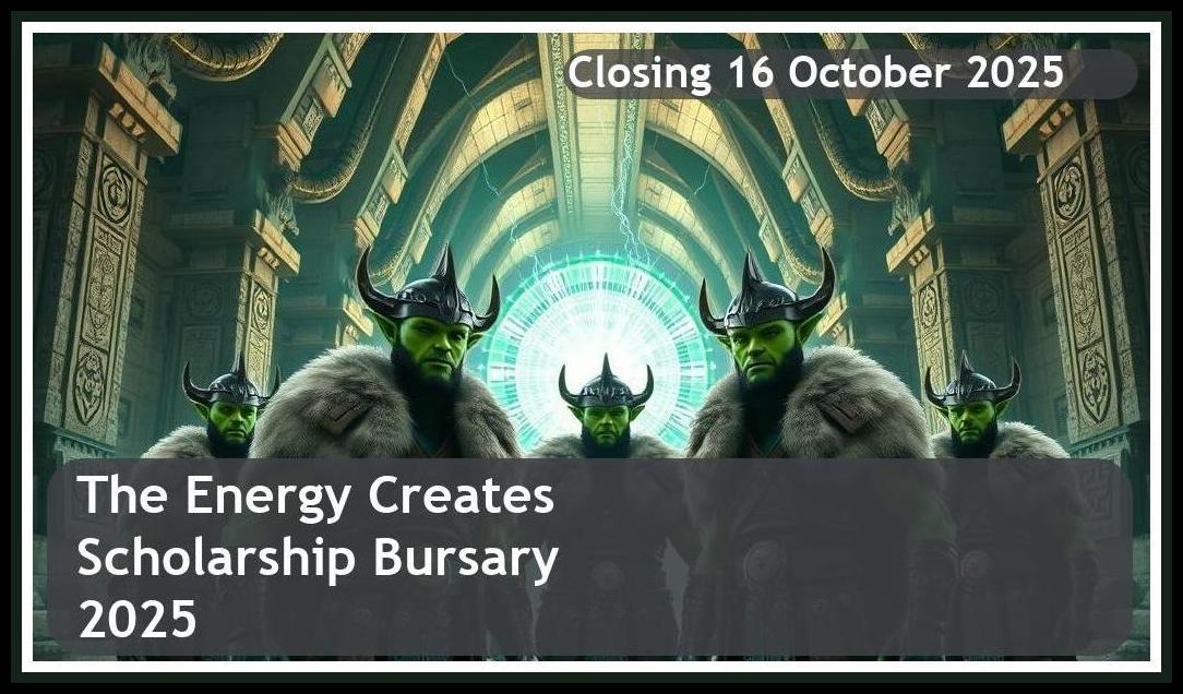 The Energy Creates Scholarship Bursary 2025 – Closing Date: 16 October 2025 Get Funded!