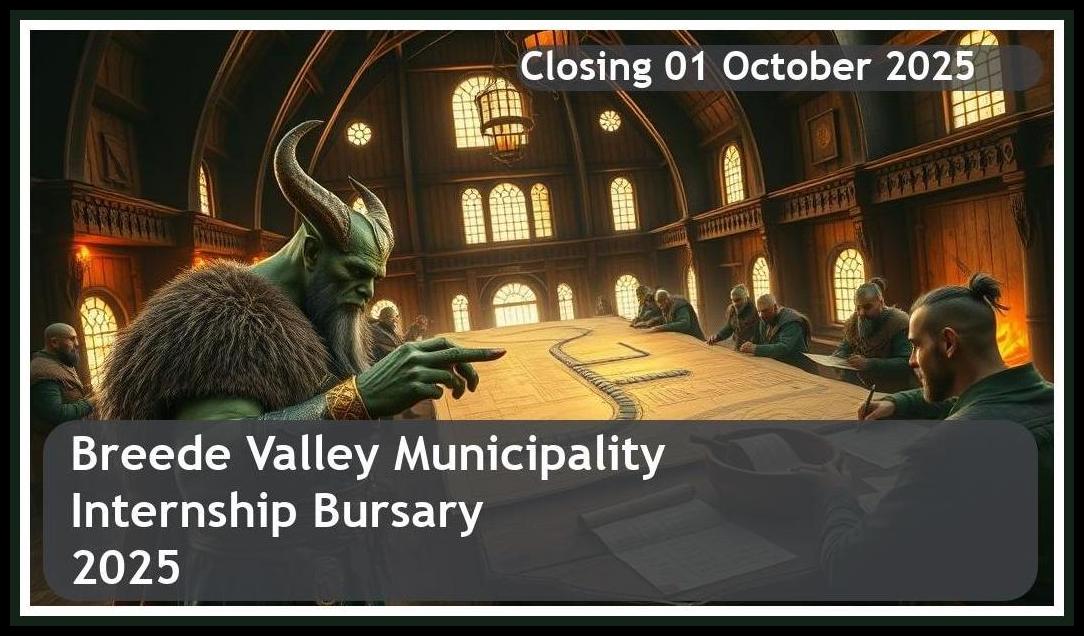 Breede Valley Municipality Internship Bursary 2025 – Closing Date: 01 October 2025, Apply Now!