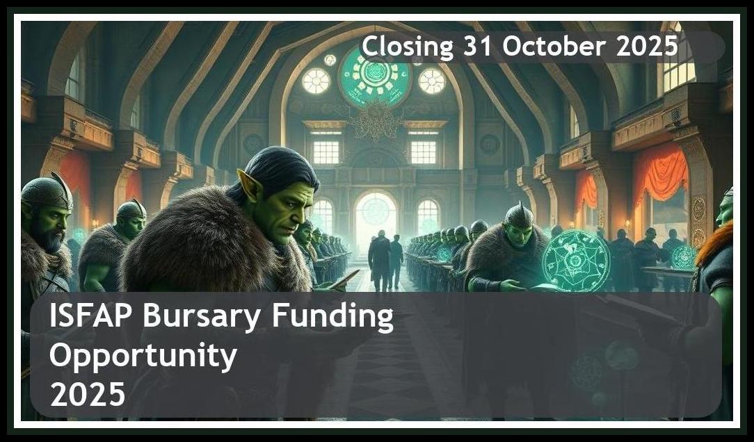 ISFAP Bursary 2026 – Closing Date: 31 October 2025 Apply Now