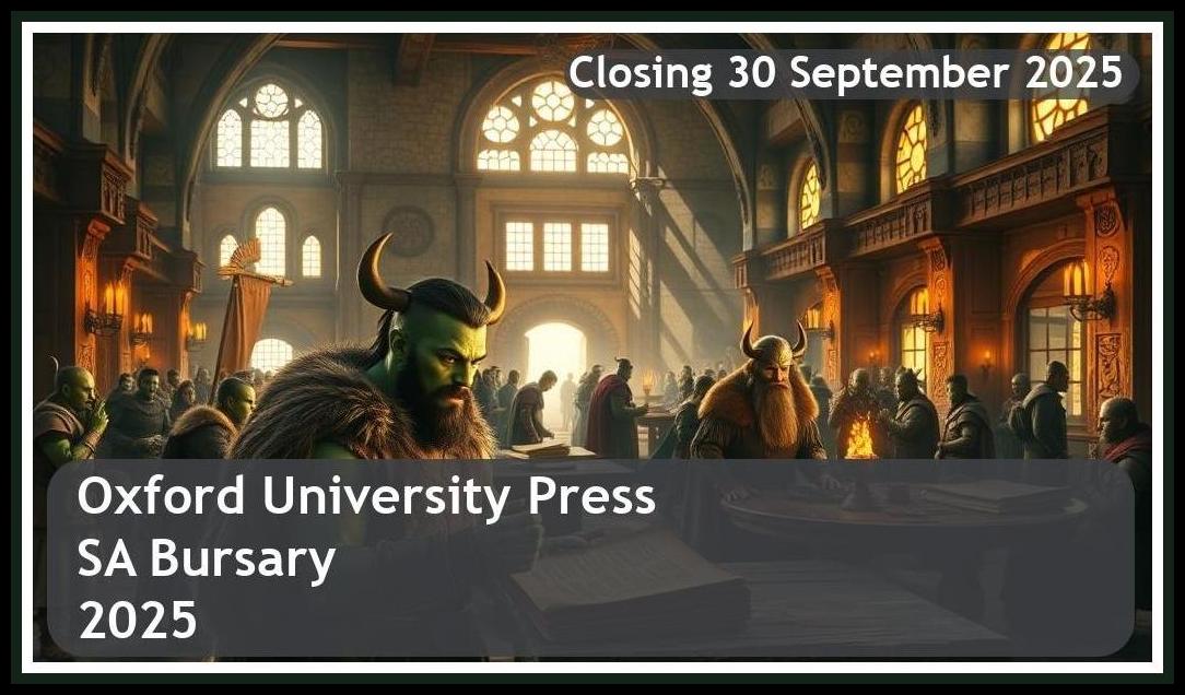 Oxford University Press SA Bursary 2026 – Closing Date: 30 September 2025, Apply Now!