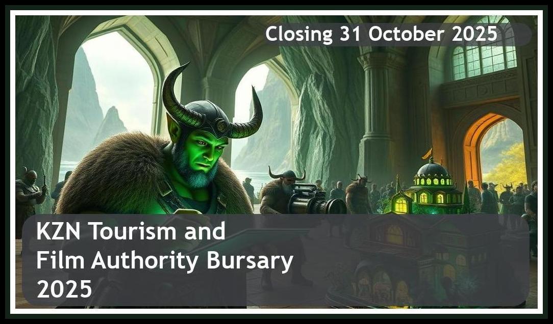 KZN Tourism and Film Authority Bursary 2026 – Closing Date: 31 October 2025 Apply Now!