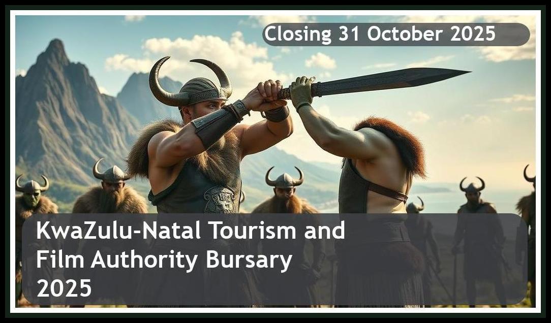 KwaZulu-Natal Tourism and Film Authority Bursary 2026 – Closing Date: 31 October 2025 – Apply Now!