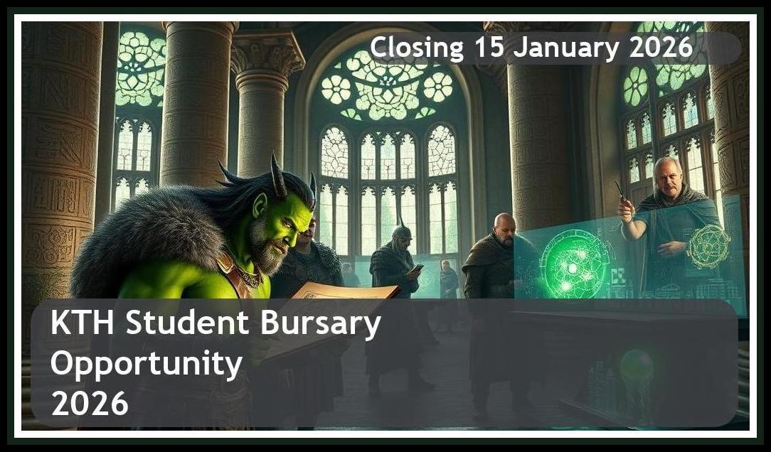 **KTH Bursary 2026 – Closing Date: 15 January 2026, Apply Now!**