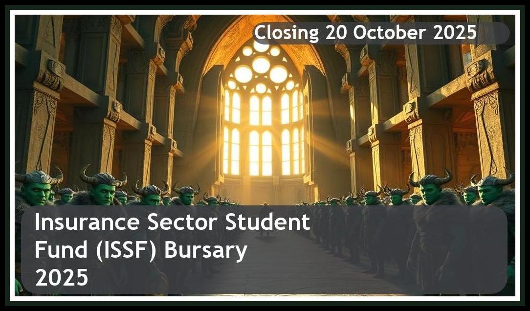 Insurance Sector Student Fund (ISSF) Bursary 2026 – Closing Date: 20 October 2025 – Apply Now!