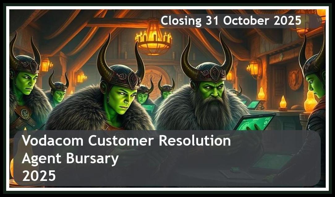 Vodacom Customer Resolution Agent Bursary 2025 – Closing Date: 31 October 2025, Apply Now!