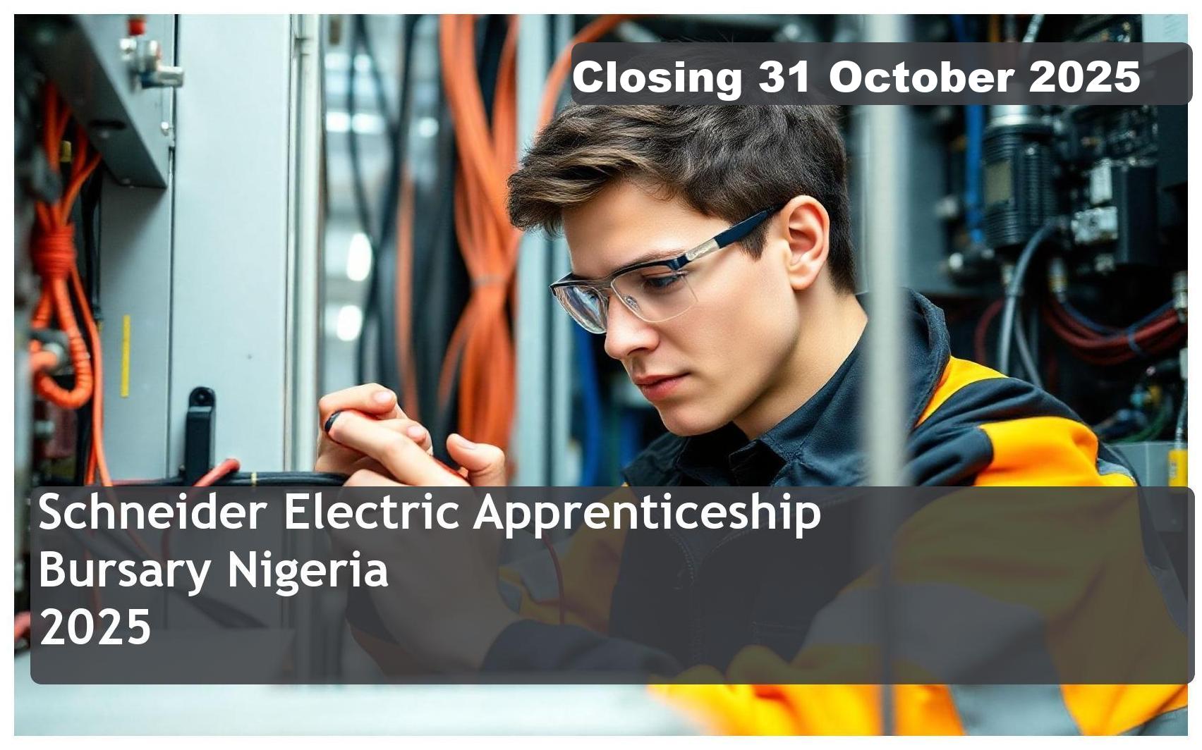 **Schneider Electric Apprenticeship Bursary 2026 (Nigeria) – Closing Date: 31 October 2025 Apply Now**