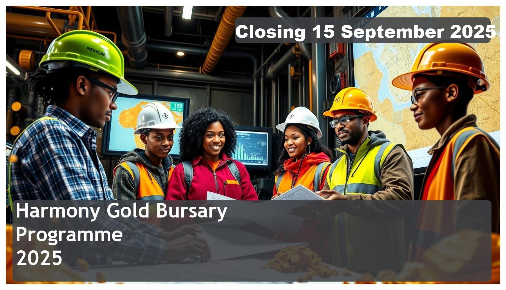 Harmony Gold Bursary Programme 2026 – Closing Date: 15 September 2025 Apply Now!